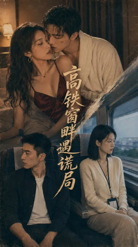 高铁窗畔遇谎局短剧海报