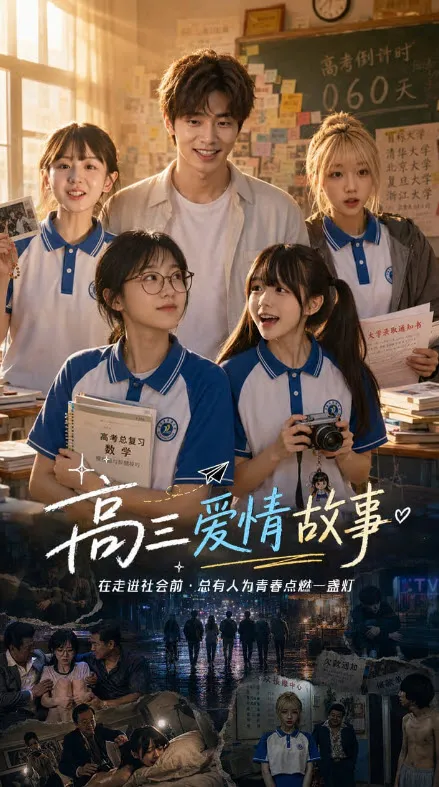 高三爱情故事短剧海报